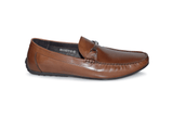 Designer Mario Samelllo Men's brown leather loafers  style #13221